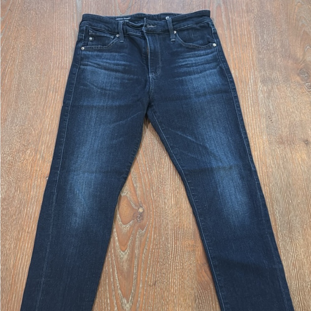 Ag Adriano Goldschmied Black Skinny Jeans